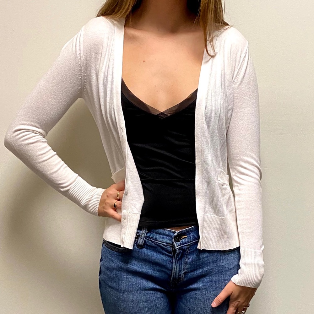 White Cardigan